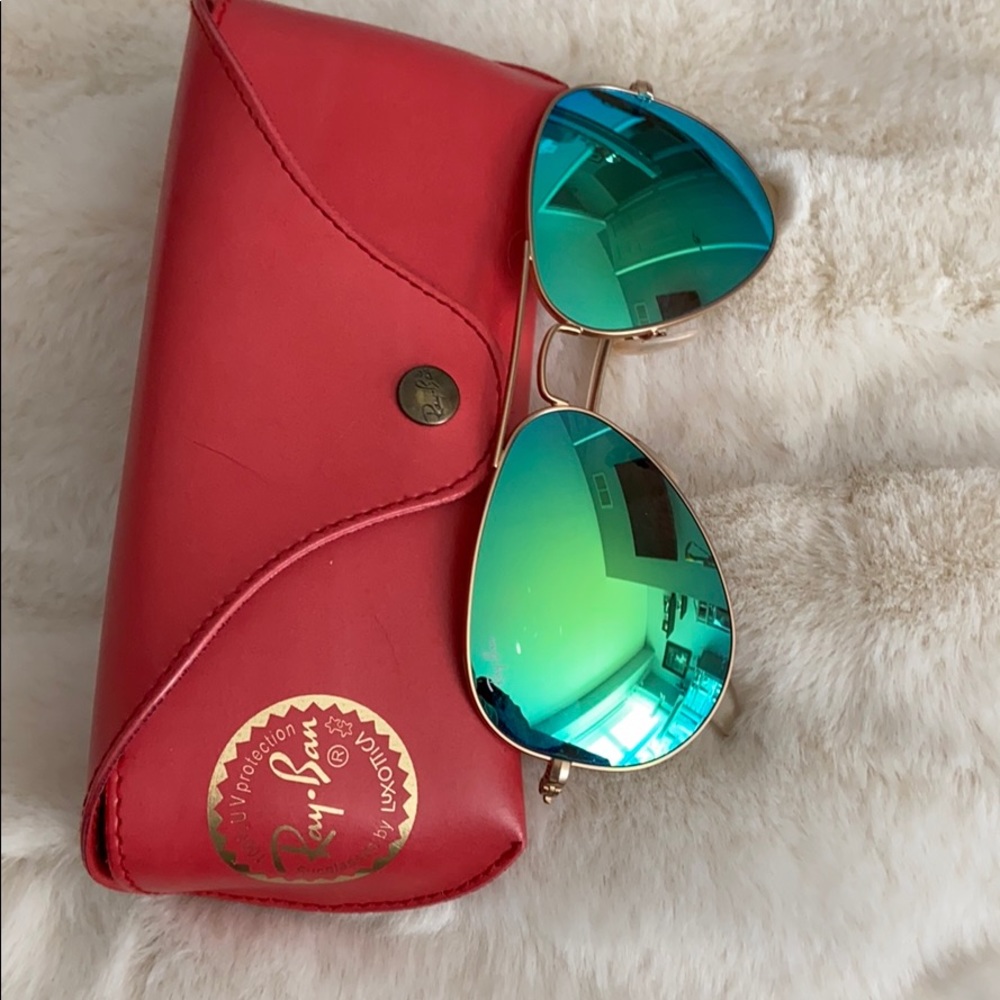 RAY-BAN RB3025 AVIATOR FLASH LENSES